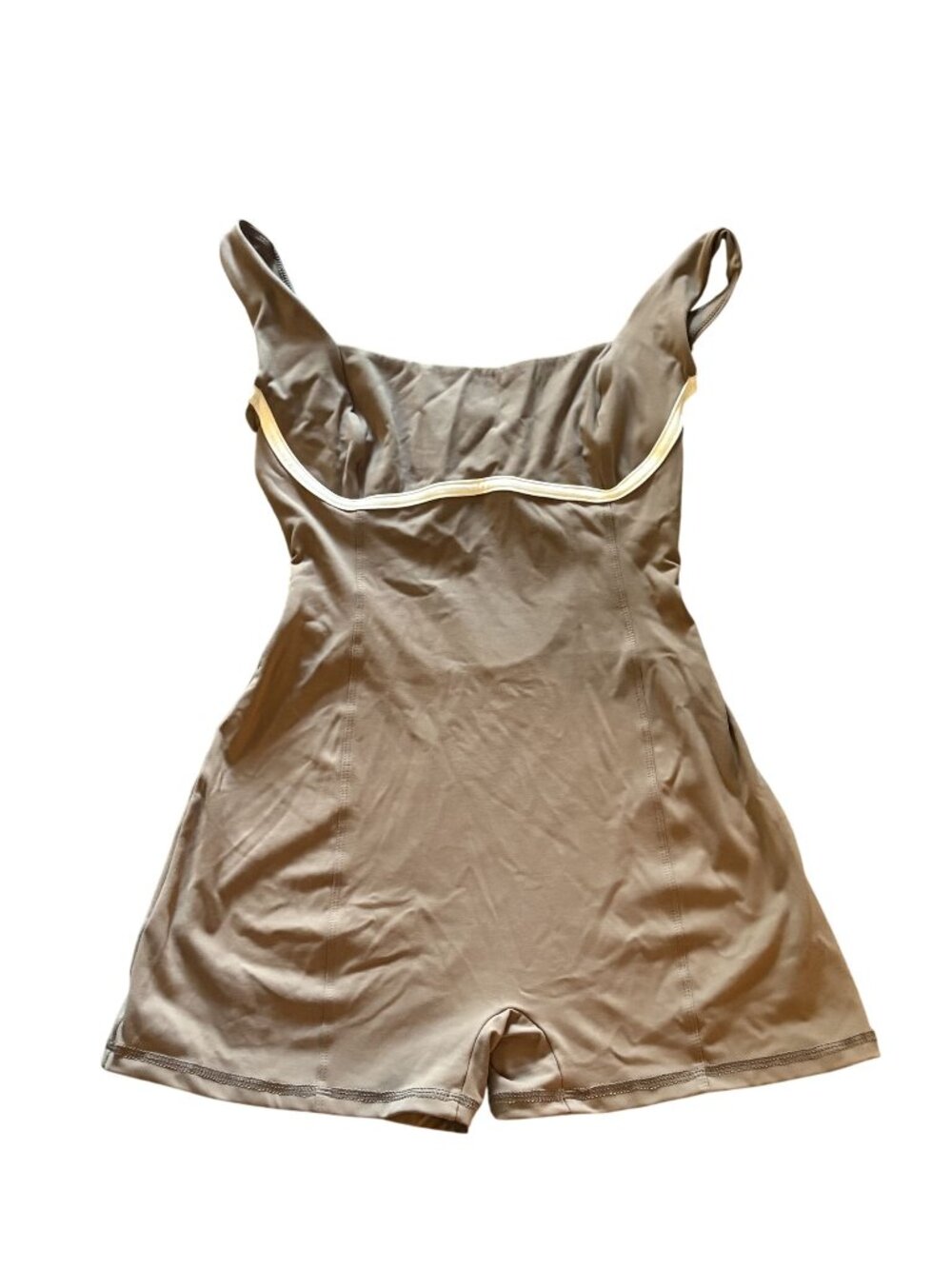 Monday Body Zion Romper in Stone/Ivory Jersey